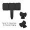 Nature Spring Plastic Garden Edging Stone-Look Border, Decorative Flower Fence, 10-pieces Lawn Stakes(8-ft, Black) 922058QXF - alternate 1